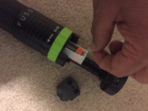 led flashlight with battery