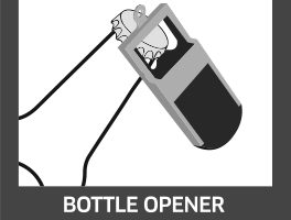 keychain bottle opener with led