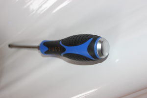 screw driver with rubber handle