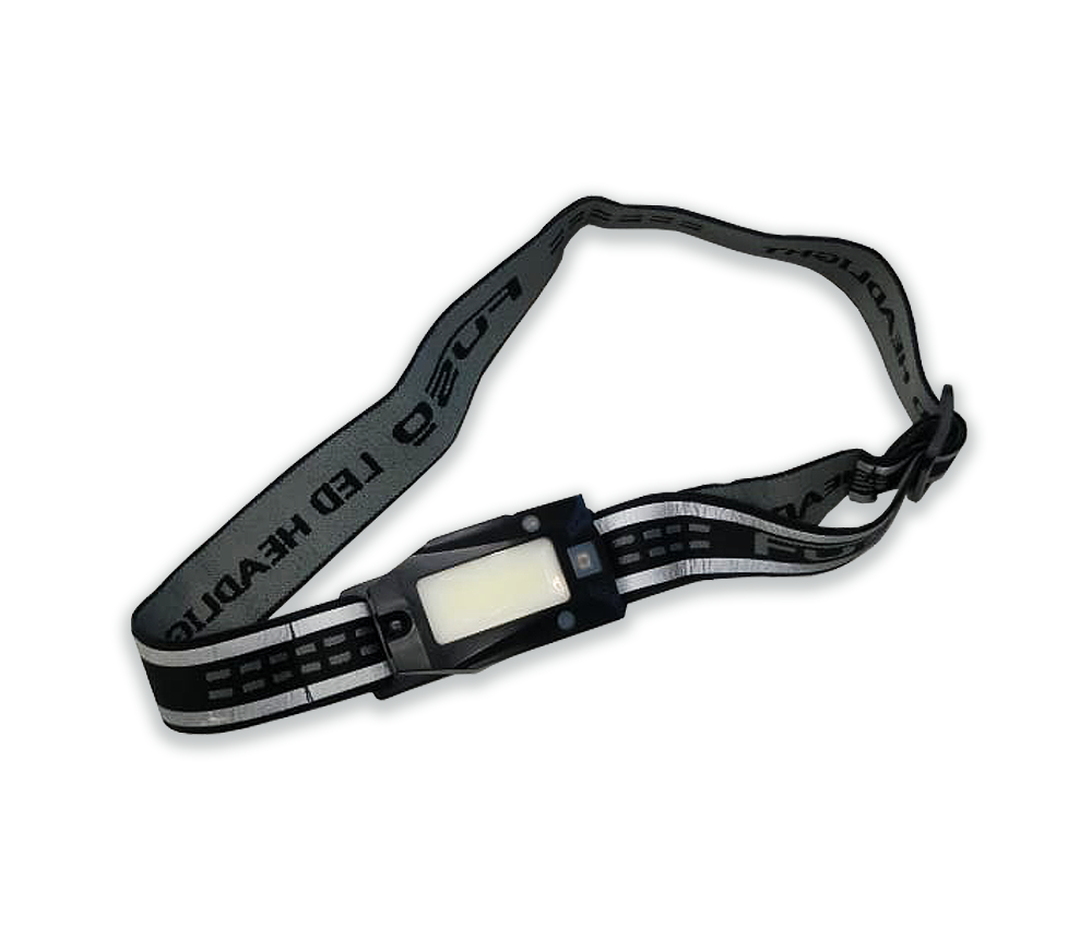 headlight with adjustable strap