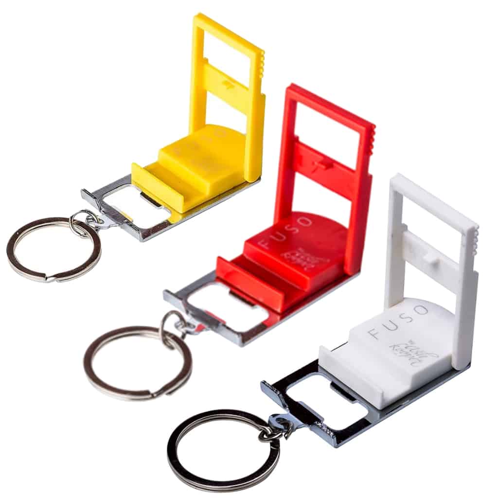 35% Off on FUSO Multi-function Keychain with Smartphone Stand – Pack Of ...